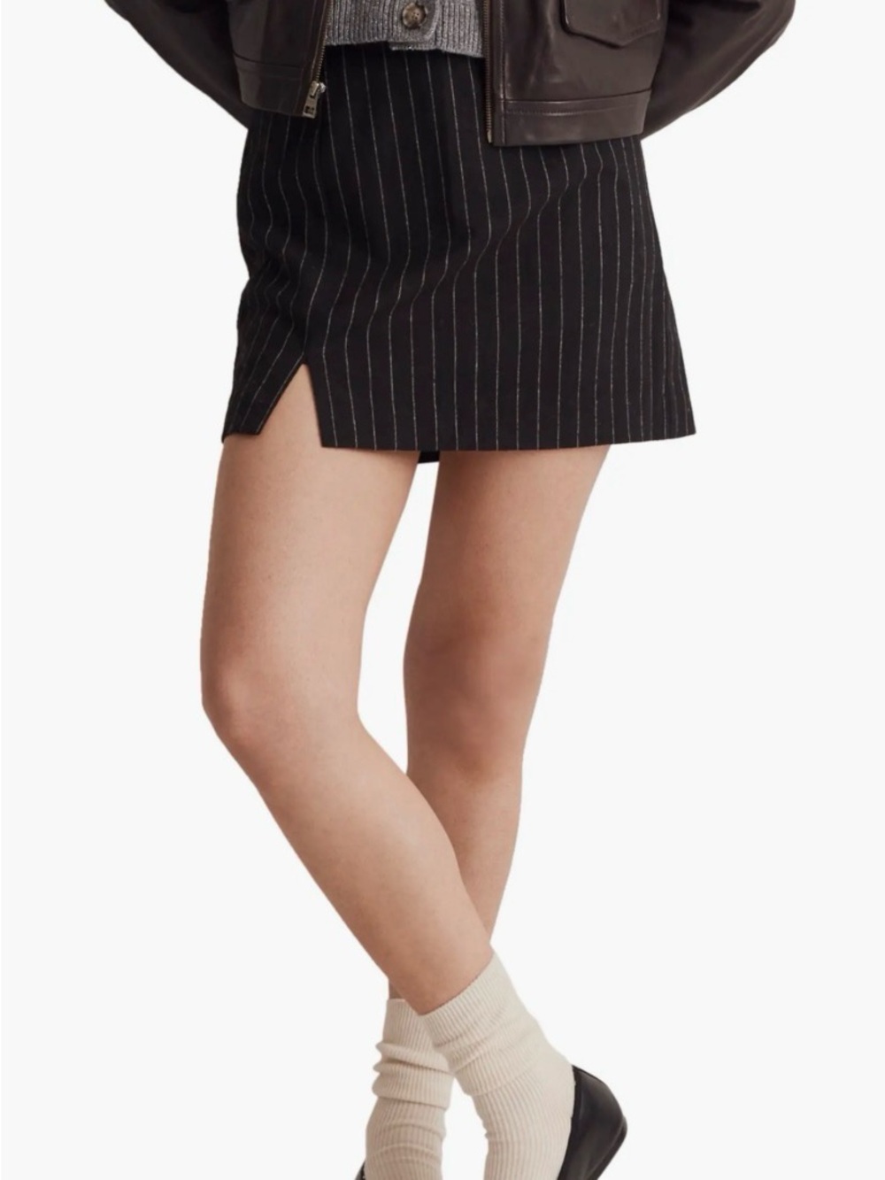 Madewell Wool Blend Miniskirt NWT, Size 8
